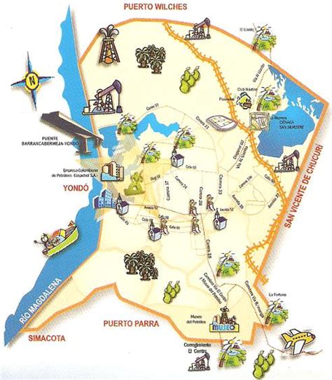 mapa de barrios de barrancabermeja